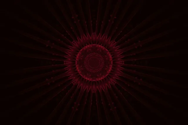 গভীর লাল ফ্র্যাক্টাল বার্স্ট নিয়ন টানেল VJ Loop 3:2 সারফেস 60fps স্ক্রিনসেভার