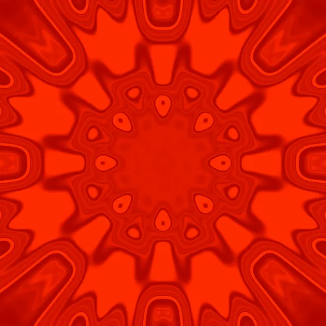 Neontunnel Röd Radiell Explosion Skärmsläckare VJ Loop 1:1 Kvadrat 60fps