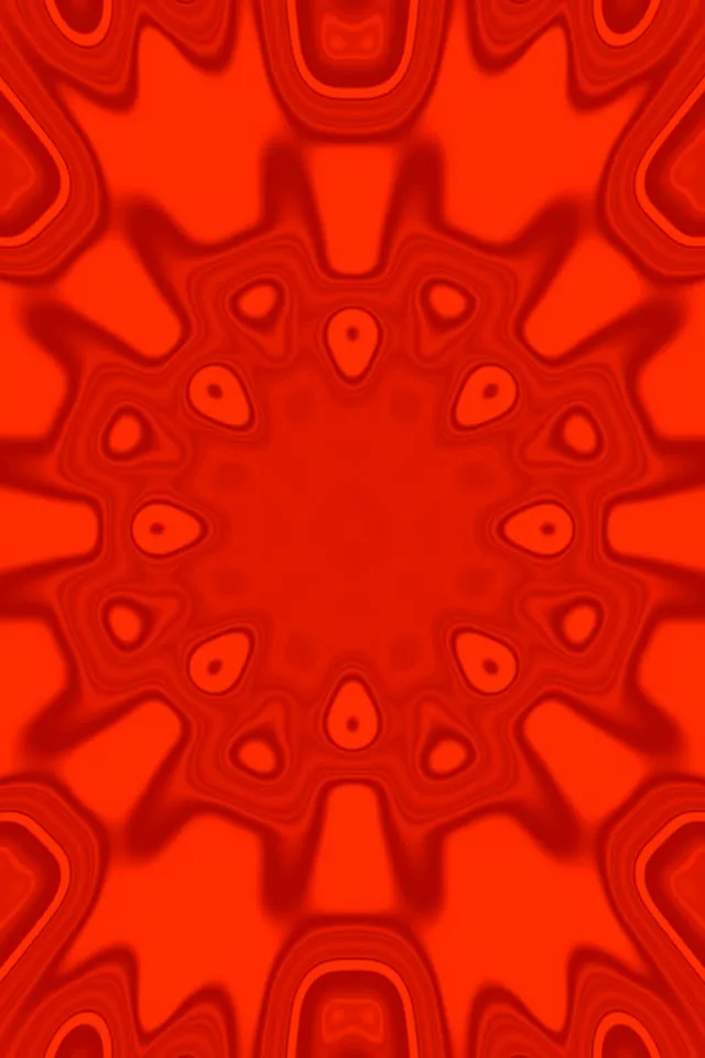 Terowongan Neon Organik Merah Bloom VJ Loop 2:3 Photo Portrait 60fps Screensaver