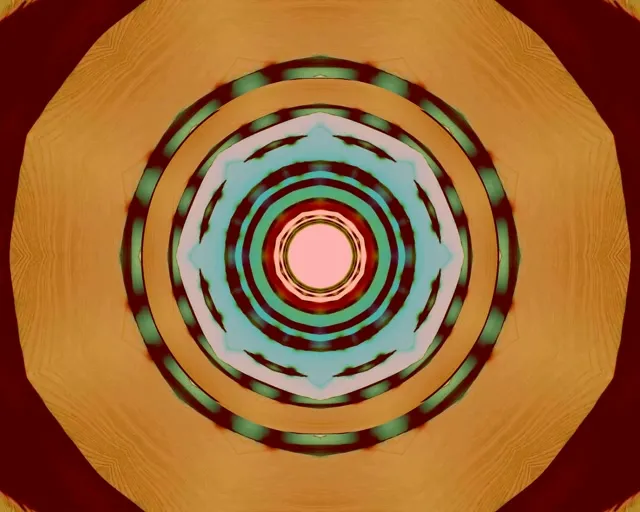 Czerwony Neonowy Tunel Radialny Wybuch 5:4 industrial 60fps Wygaszacz Ekranu Vj loop