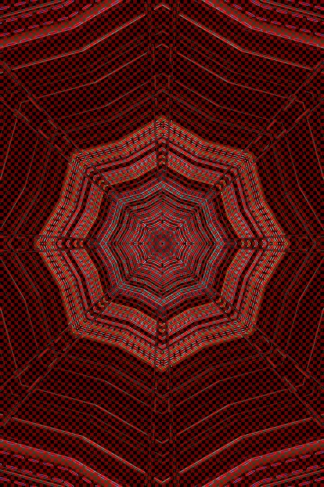 Neon Tunnel Pulang Octagon Vortex Vj Loop 2:3 Photo Portrait 60fps Screensaver