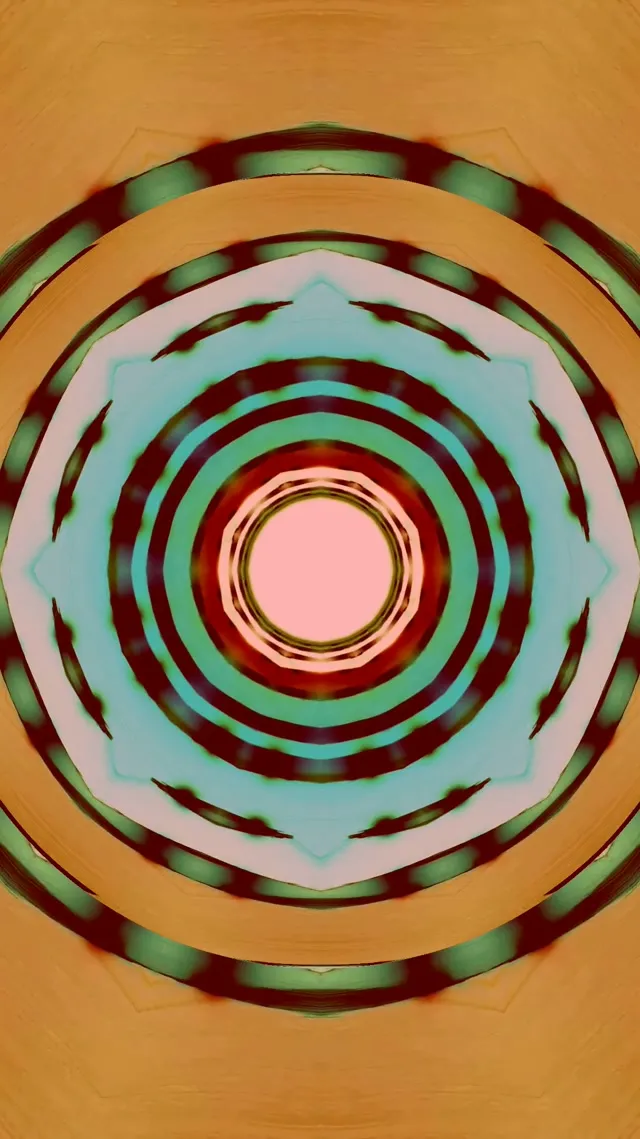 Neon Alagút Radiális Gyűrűk Képernyővédő 9:16 Reels 60fps Vj Loop