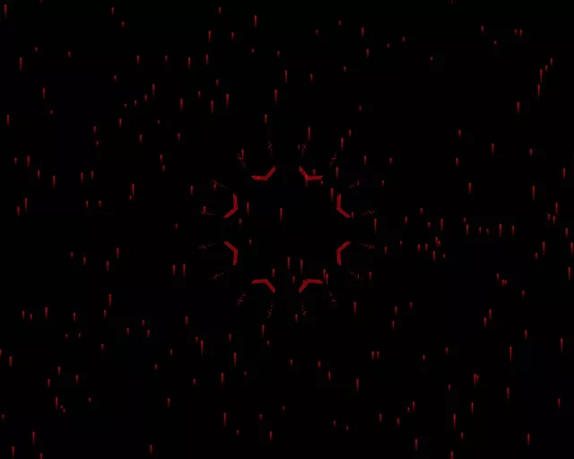 Tunel Neon Roșu Screensaver 5:4 industrial 60fps VJ Loop Live Wallpaper