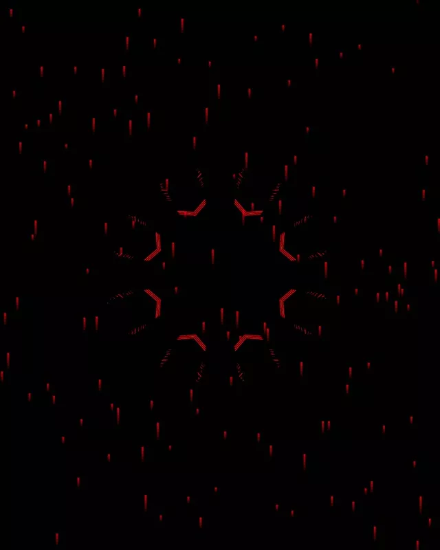 Ecran de Veille Tunel Neon Rosu 60fps 4:5 Instagram VJLoops PC Laptop