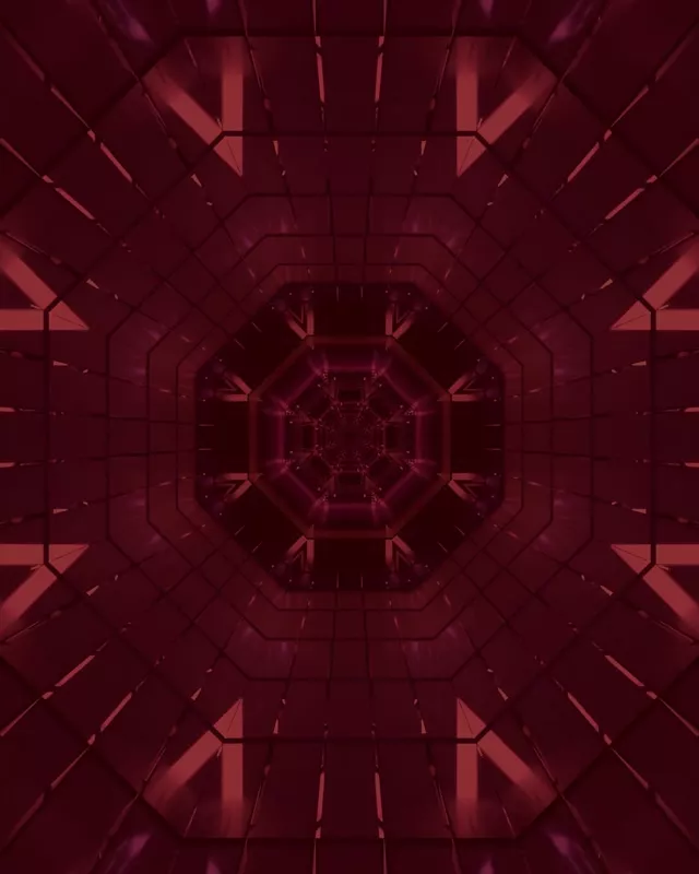 Ecran de Veille Tunel Neon Rosu 60fps 4:5 Instagram VJLoops PC Laptop