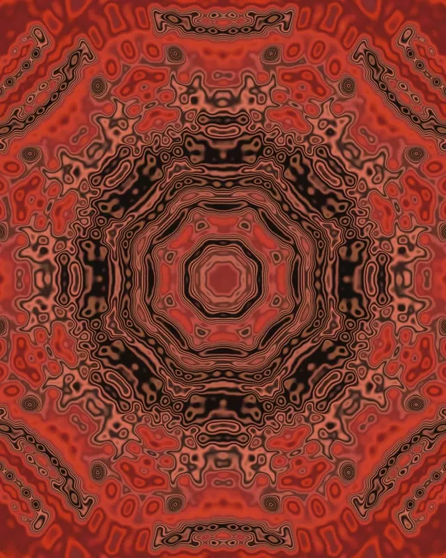 Piros Neon Tunnel Képernyővédő 60fps 4:5 Instagram VJLoops PC Laptop