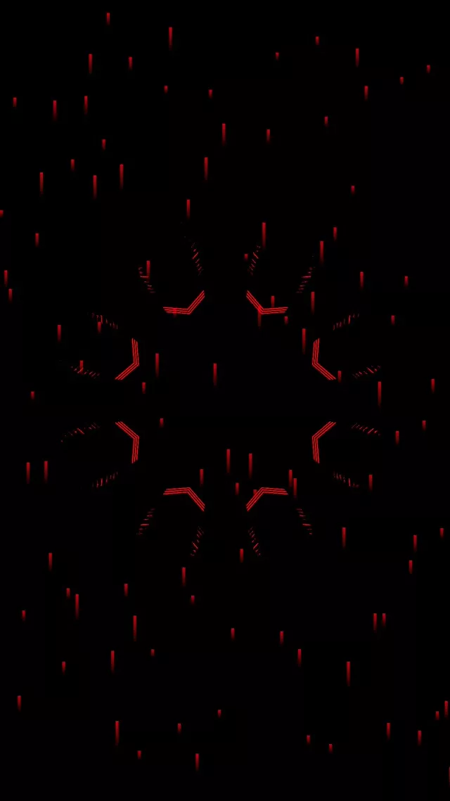 Röd Neontunnel Skärmsläckare 60fps 9:16 Reels VJ Loop PC Laptop