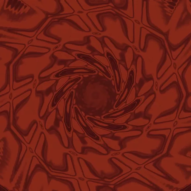 Karmínový Vír Neonový tunel VJ Loop 1:1 Square 60fps Šetrič obrazovky