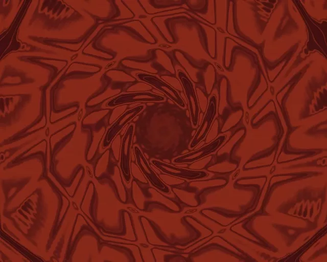 Crimson Silk Swirl Neon Tunnel VJ Loop 60fps 5:4 industrial Screensaver