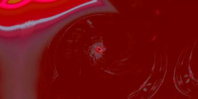 Spirale Vortice Tunnel Neon Rosso 2:1 Univisium 60fps Screensaver VJ Loop