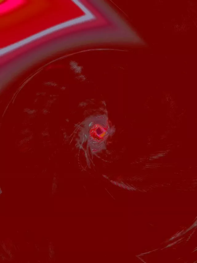 रेड नियॉन टनल स्पाइरलिंग वॉर्टेक्स 3:4 आइपैड पोर्ट्रेट 60fps VJLoops स्क्रीनसेवर