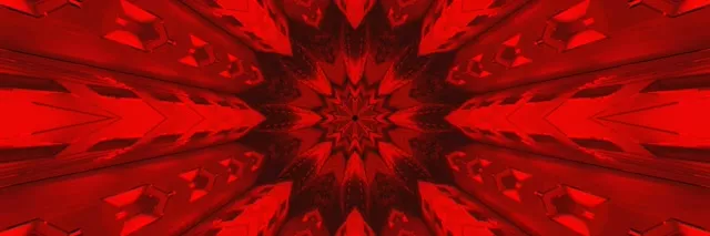 อุโมงค์นีออนแดงดาว Burst Screensaver 3:1 Triple Wide 60fps VJ Loop