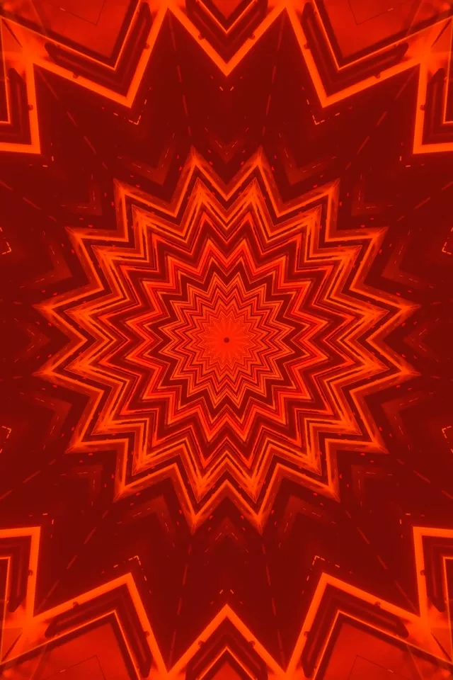 წითელი ნეონის გვირაბი ვარსკვლავი აფეთქება VJ Loop 2:3 Photo Portrait 60fps ეკრანმზოგი