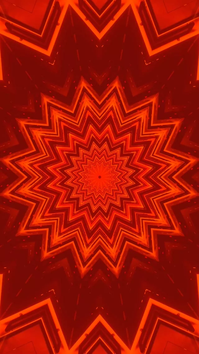 Tunel Neon Plasje Yll Zigzag i Kuq VJ Loop 9:16 Reels 60fps Screensaver