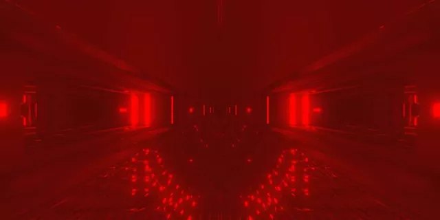 Rdeči Neon Tunel VJLoops 2:1 Univisium 60fps Ohranjevalnik Zaslona