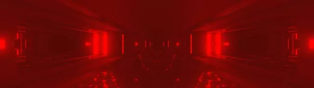 Red Neon Tunnel Vj Loop 32:9 Super Ultrawide 60fps Screensaver
