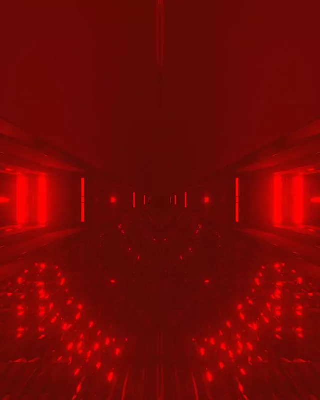 Terowong Neon Merah VJLoops 4:5 Instagram 60fps Penyelamat Skrin Letupan Bercahaya