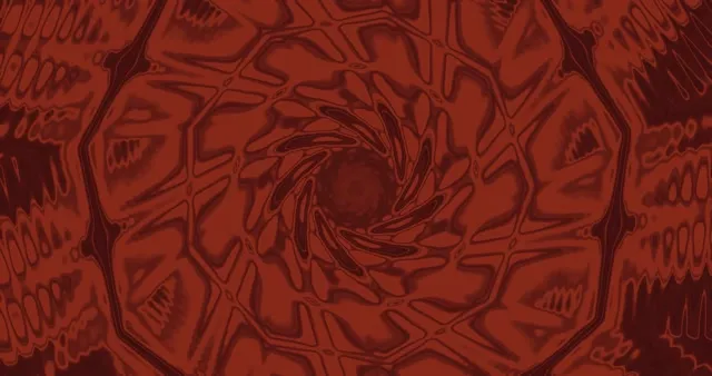 Red Neon Tunnel VJ Loop | Abstract Circuit Screensaver 4K 60fps