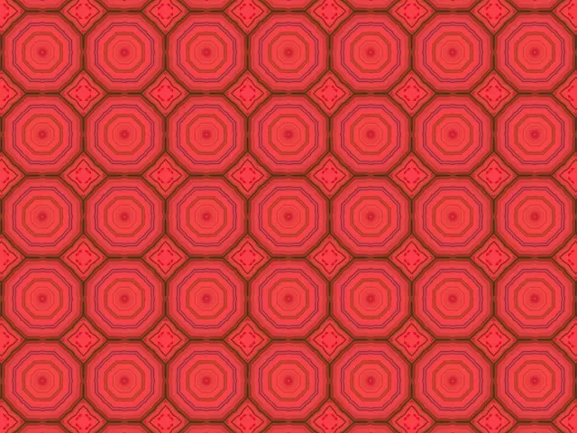 شاشة توقف نفق نيون أحمر ثماني 4:3 كلاسيكي 60fps VJ Loop