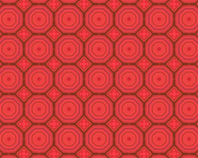 Rød Oktagon Neon Tunnel Pauseskærm 5:4 industriel 60fps VJ Loop