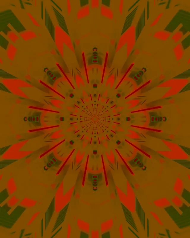 Neon Tunnel Kaleidoscope Burst VJLoops 4:5 Instagram 60fps Screensaver