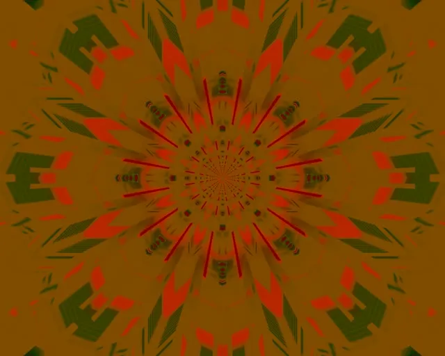 नीयॉन टनल कैलिडोस्कोप बर्स्ट VJ Loop 5:4 इंडस्ट्रियल 60fps स्क्रीनसेवर