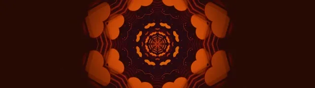 Terowong Neon Mandala Vortex 32:9 Super Ultrawide 60fps Screensaver Vj Loop