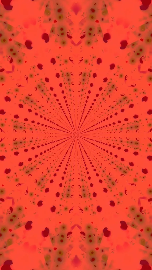 Red Particle Burst VJ Loop | 4K 60fps Abstract