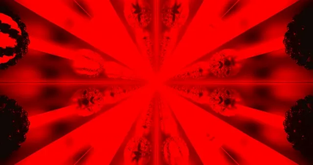 Red Particle Explosion VJ Loop 4K 60fps | Neon