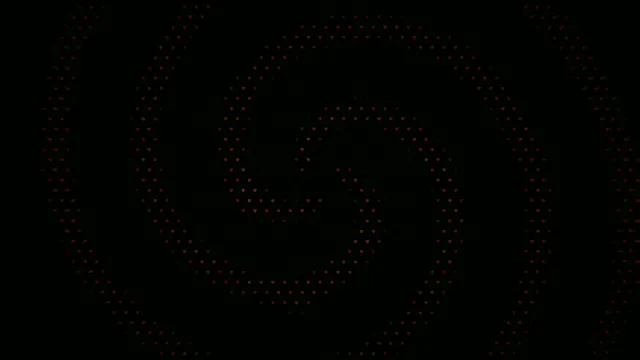 Red Particles Digital Wave Animation 4K