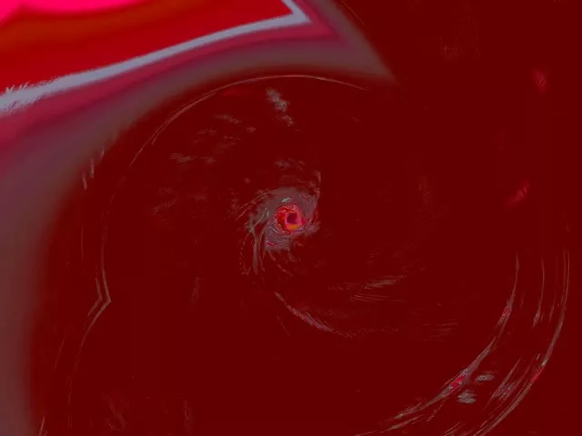 紅色螺旋霓虹隧道 4:3 經典 60fps VJLoops 螢幕保護程式