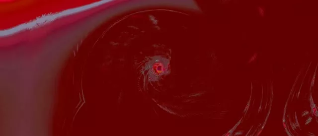 Red Spiral Vortex Neon Tunnel 21:9 Ultrawide 60fps VJLoops Screensaver