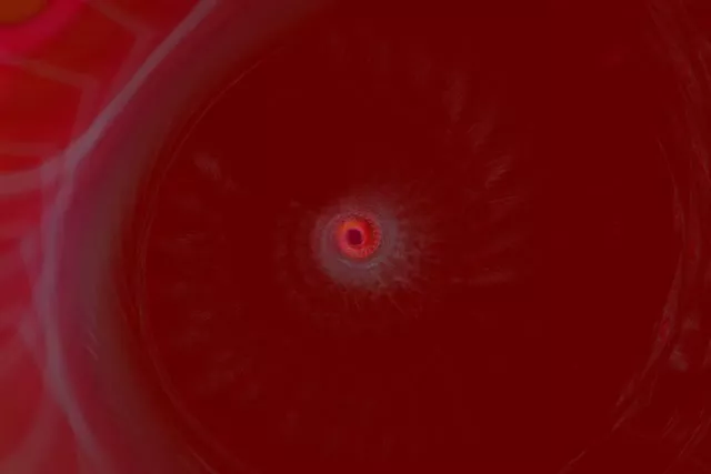 Vòrtex Espiral Vermell Túnel de Neons 3:2 Surface 60fps Bucle VJ Protector de Pantalla