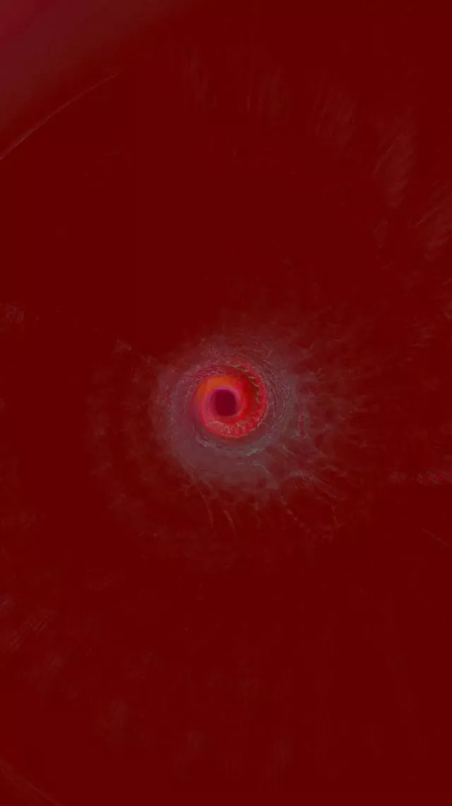 Red Spiral Vortex Neon Tunnel 9:16 Reels 60fps Screensaver VJ Loop