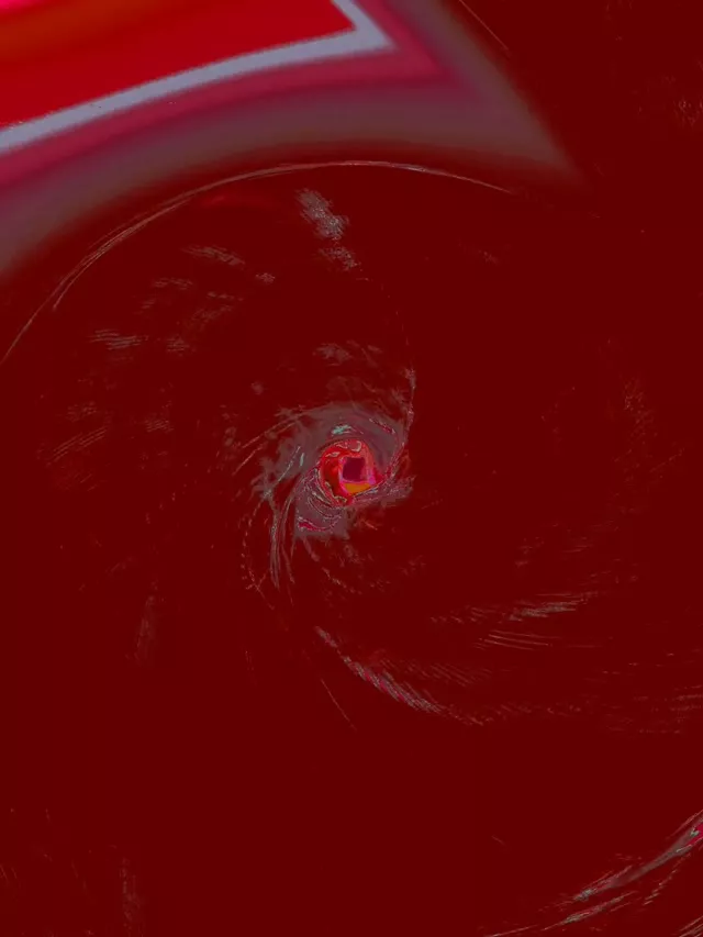 रेड स्पाइरलिंग वॉर्टेक्स नियॉन टनल 3:4 आईपैड पोर्ट्रेट 60fps स्क्रीनसेवर VJLoops