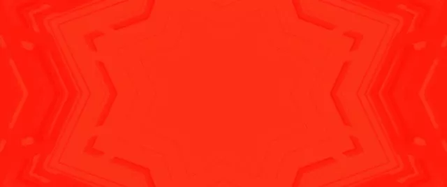 Terowongan neon merah cerah dengan pusaran spiral bintang, loop VJ abstrak dengan grafis bergerak