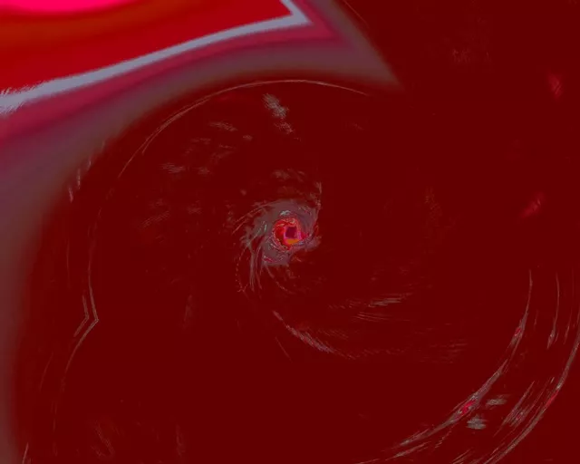 Rød Hvirvlende Vortex Neon Tunnel 5:4 Industrial 60fps Screensaver VJLoops