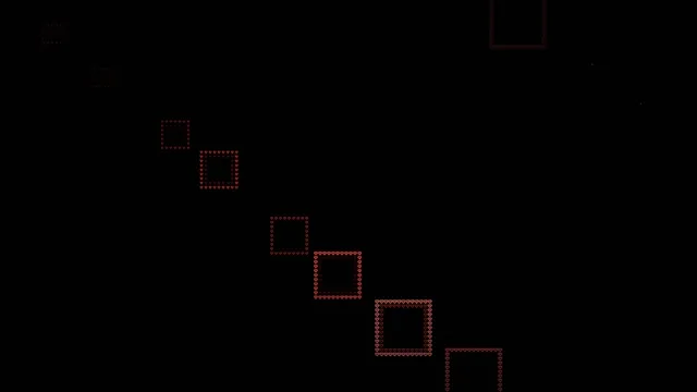 Retro Pixel Heart Frames Falling Animation 4K