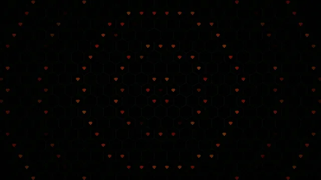 Romantic floating hearts 4K motion background for video creators