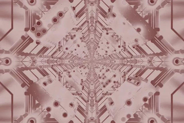 霓虹隧道万花筒网格 VJLoops 3:2 Surface 60fps 屏保