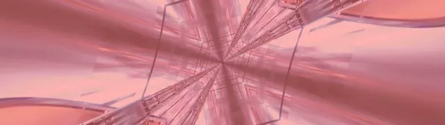 Roza Neonska Tunel Kalejdoskop Burst 32:9 Super Ultrawide 60fps Ohranjevalnik Zaslona Vj Loop