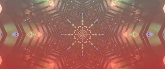 霓虹隧道粉紅萬花筒 VJ Loop 2.39:1 電影螢幕 60fps 螢幕保護程式