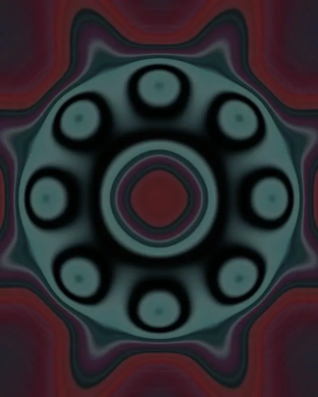 Tunnel Néon Mandala Vortex Tournant 4:5 Instagram 60fps Économiseur d'écran VJLoops