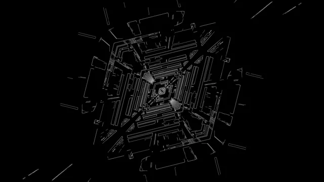 Sci-Fi Neon Tunnel Skjermsparer 4K UHD 60fps VJ Loop