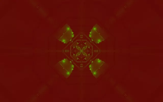 מנהרת ניאון מתומן ירוק מערבולת Vj Loop 60fps 16:10 Macbook שומר מסך