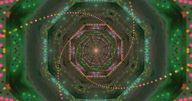 screensaver 4k uhd 60fps colorful dots spiral motion background windows 11