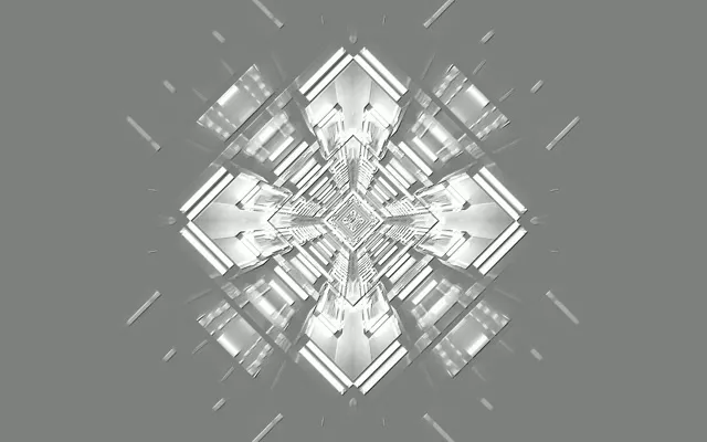 Tunel Neon Vortex Diamanti Argjendi VJLoops 60fps 16:10 MacBook Screensaver