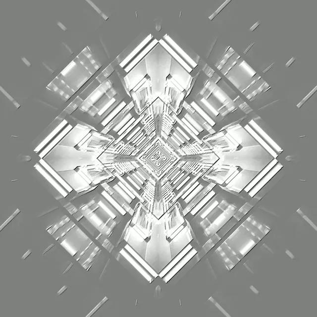 নিয়ন টানেল হীরা ক্রস ভর্টেক্স VJ Loop 1:1 Square 60fps স্ক্রিনসেভার