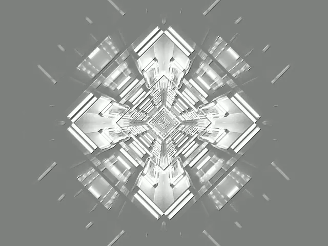 Vj loop Terowong Neon Grid Berlian Perak 4:3 classic 60fps Screensaver