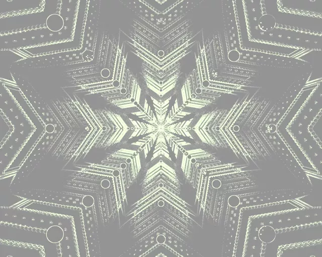 銀色霓虹隧道雪花螢幕保護程式 5:4 工業規格 60fps VJ Loop